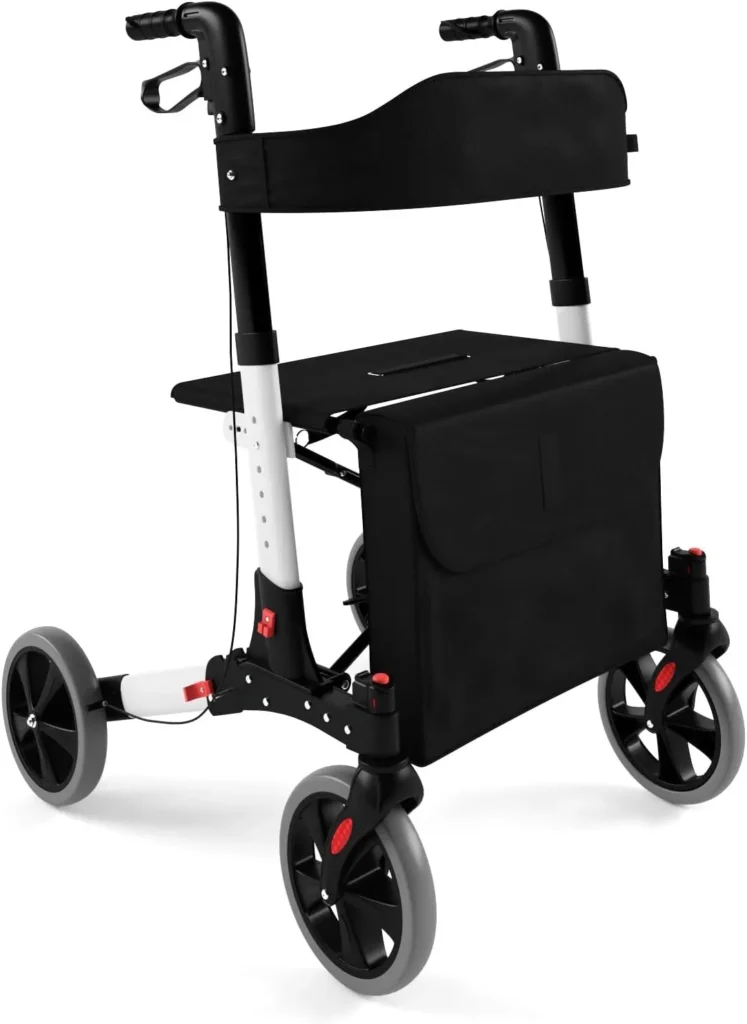 Andador para personas mayores con respaldo
