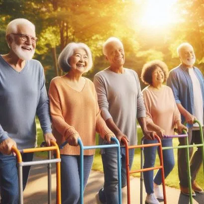 Beneficios de caminar para las personas mayores
