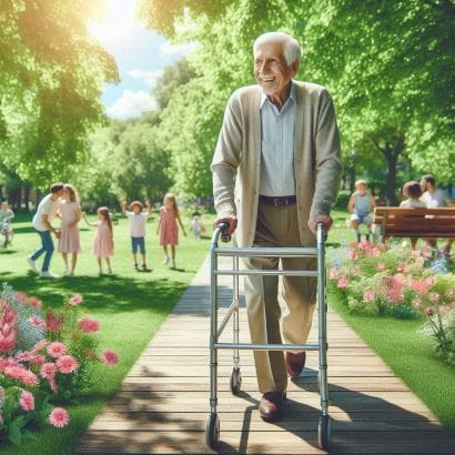 Ventajas de los andadores para adultos frente a otras ayudas técnicas