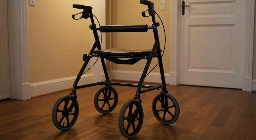 andador rollator con asiento